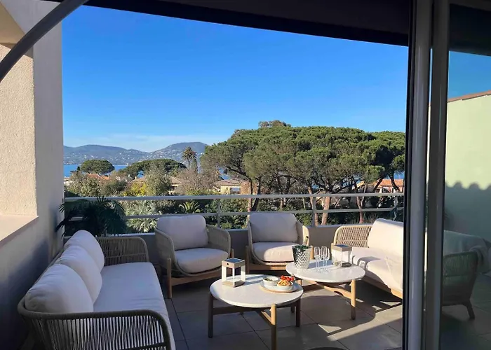 Terrasse Vue - 6 Pers, 3 Et Parking A St Tropez *