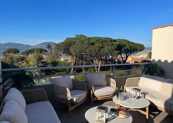 Terrasse Vue - 6 Pers, 3 Et Parking A St Tropez 公寓